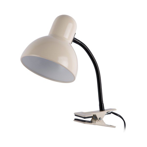 Bēša metāla galda lampa (augstums 33,5 cm) New Retro – Leitmotiv