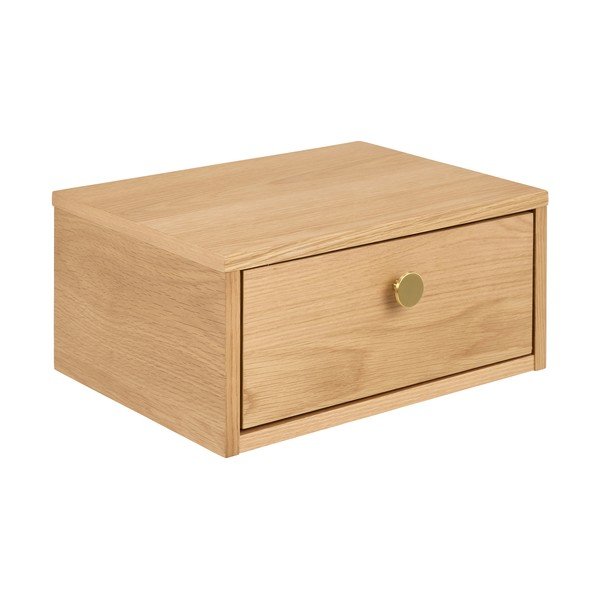 Gaiša dabīga toņa naktsskapītis ar ozolkoka imitāciju Monfort – Actona-image-2