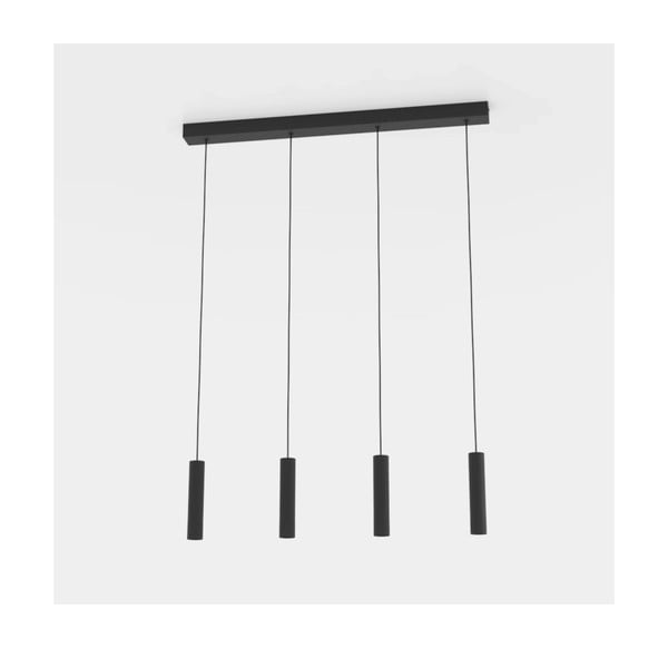 Melna LED piekaramā lampa ar metāla abažūru ALMUDAINA – EGLO