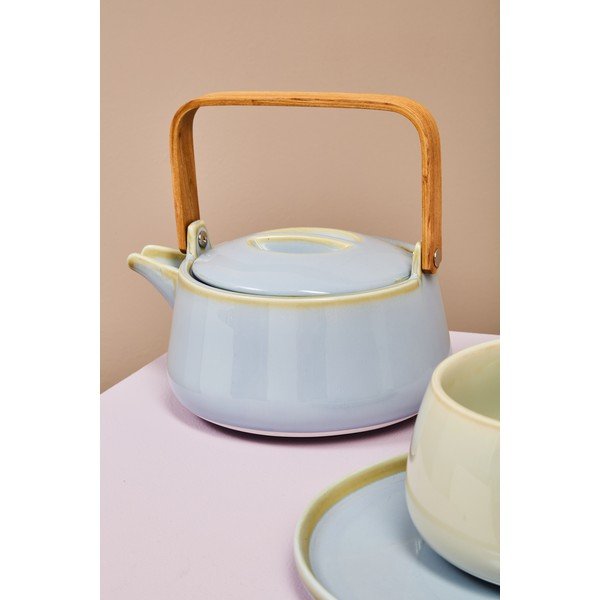 Zila porcelāna tējkanna 1 l Juna – Premier Housewares-image-1