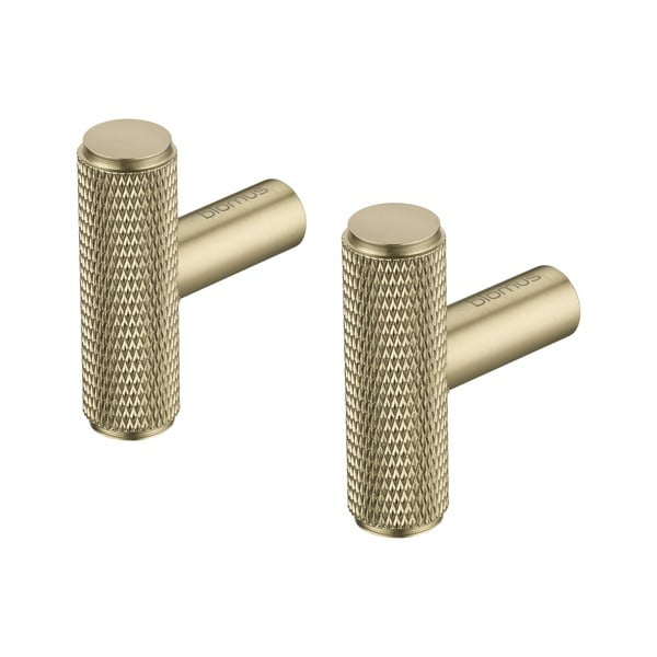 Misiņa krāsas metāla sienas āķi (2 gab.) Rof – Blomus