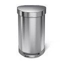 Nerūsējošā tērauda atkritumu tvertne ar pedāli 45 l – simplehuman