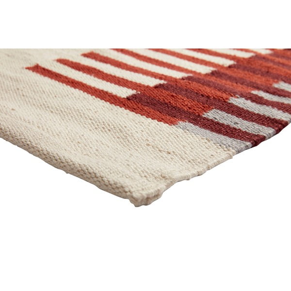 Bēši sarkans paklājs Hübsch Sarah, 80 x 200 cm-image-2