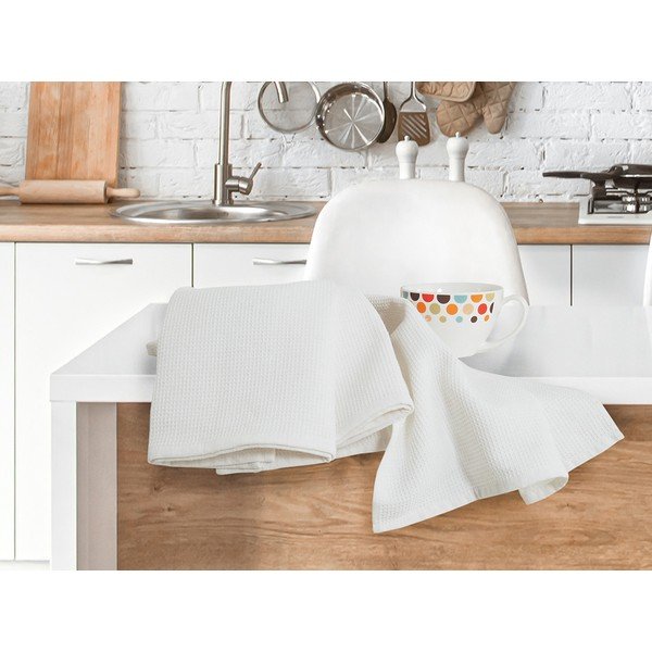 Kokvilnas trauku dvieļi (3 gab.) 40x60 cm Wafle – B.E.S.-image-2