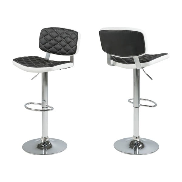 2 melnbalto bāra krēslu komplekts Actona Alpini