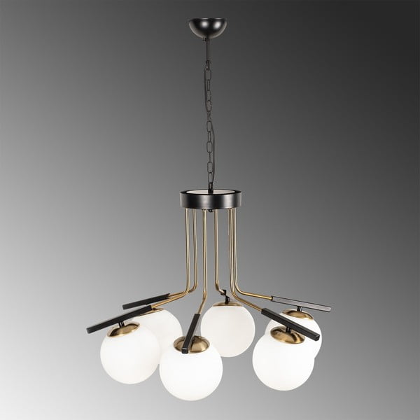 Melna metāla griestu lampa Opviq lights Amalia-image-1