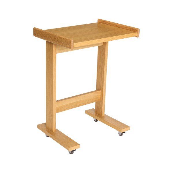 Sānu galdiņš ar ozolkoka imitāciju 35x48 cm Less – Hübsch
