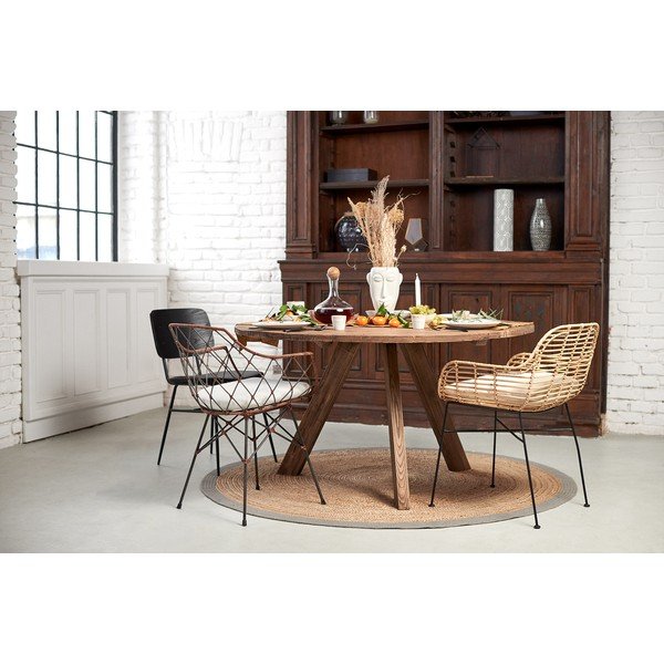 Rotangpalmas krēsls White Label Tiger -image-2