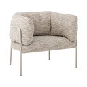 Pelēkbēšs atpūtas krēsls Karel – Bloomingville