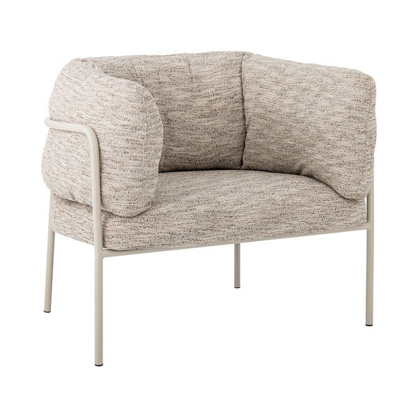 Pelēkbēšs atpūtas krēsls Karel – Bloomingville