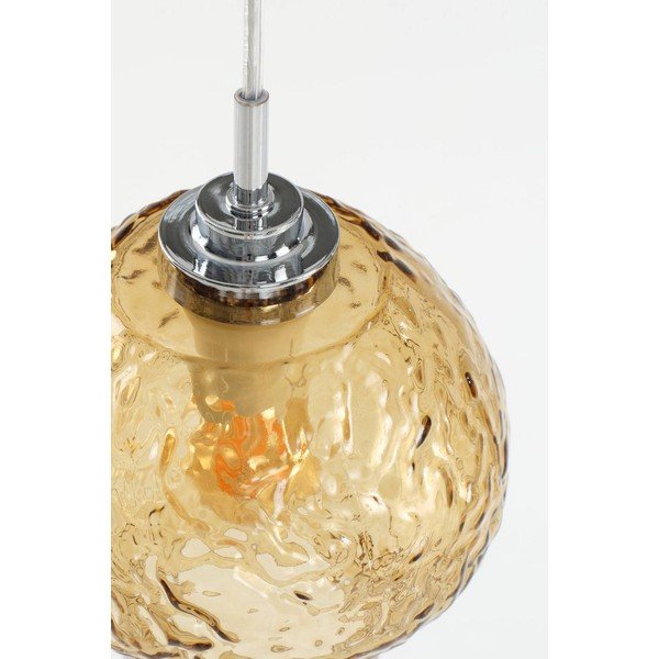 Dzintara dzeltena stikla piekaramā lampa ø 15 cm Breen – Jotex-image-3