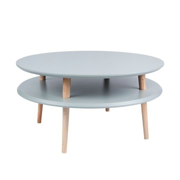 Tumši pelēks kafijas galdiņš Ragaba UFO, ⌀ 70 cm
