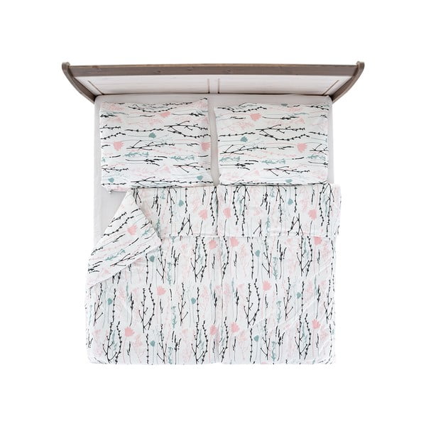 Balta vienvietīga gultas veļa no krepa auduma 140x200 cm Top Class – B.E.S.-image-2