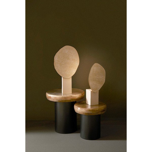 Bēša metāla galda lampa ar metāla abažūru (augstums 57 cm) Neev – Bizzotto-image-1