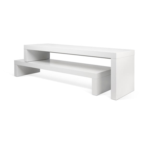 Balts variējams TV galdiņš TemaHome Cliff Walnut-image-4