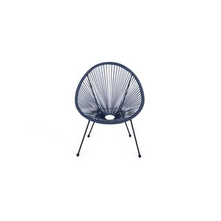 Zils dārza krēsls no mākslīgās rotangpalmas Bonami Selection Avocado