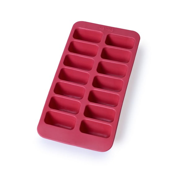 Sarkana silikona ledus veidne Lékué Taisnstūra forma, 14 kubi
