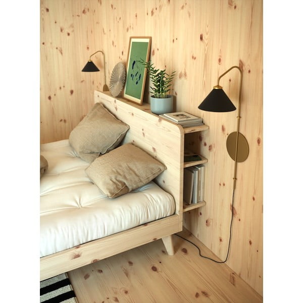 Divguļamā gulta no priedes koka ar režģi 160x200 cm Retreat – Karup Design-image-4