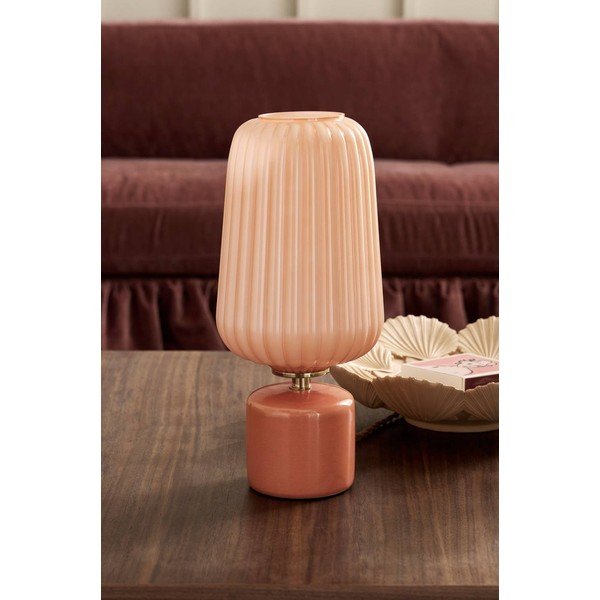 Lašrozā stikla galda lampa (augstums 40 cm) Daria – Ellos Home-image-2