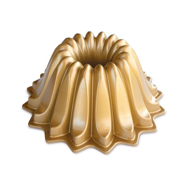 Kūku veidne zelta krāsā Nordic Ware Lotus, 1,2 l