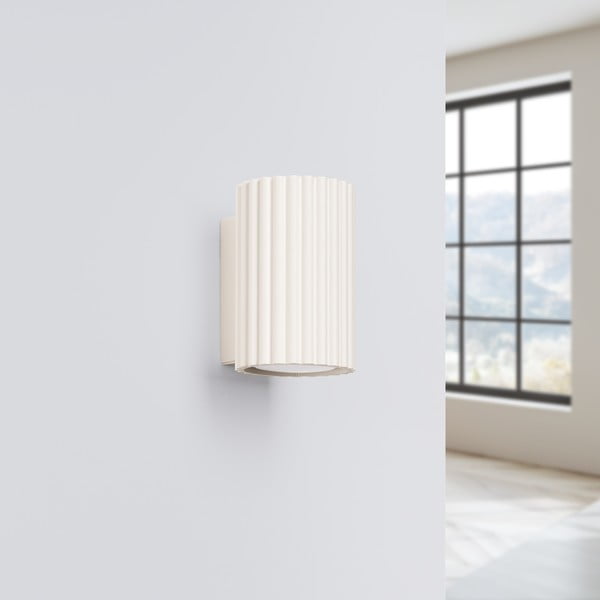 Krēmkrāsas sienas lampa Gleam – Sollux-image-3