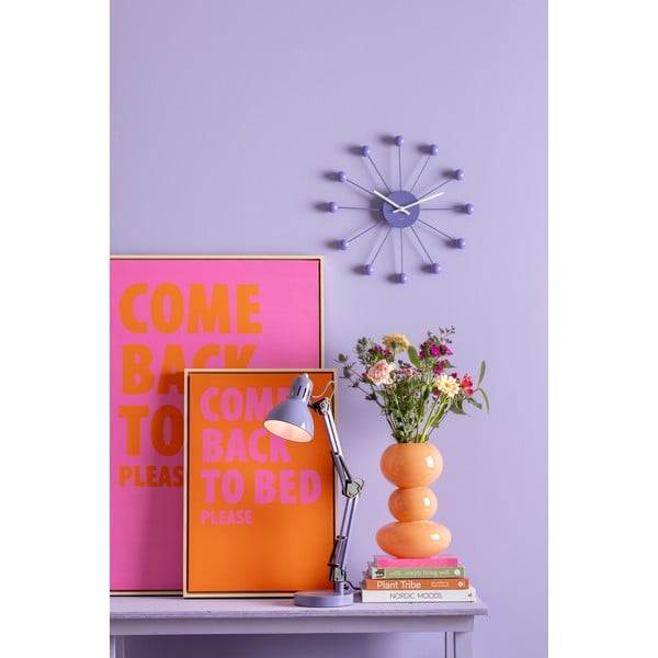 Violeta galda lampa ar metāla abažūru (augstums 52 cm) Funky Hobby – Leitmotiv-image-1