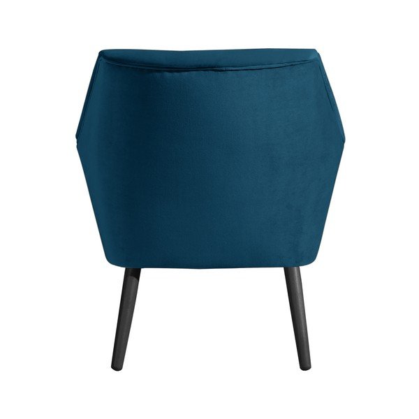 Zils samta krēsls ar melnām kājām Max Winzer Alegro-image-4