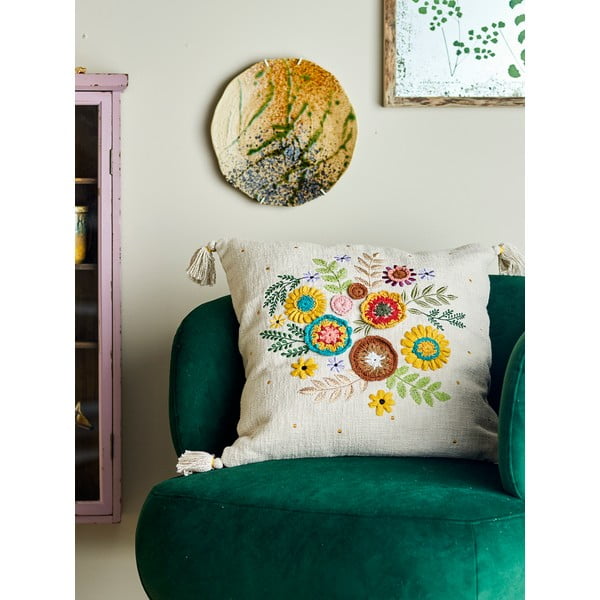 Kokvilnas dekoratīvais spilvens 50x50 cm Pico – Bloomingville-image-1