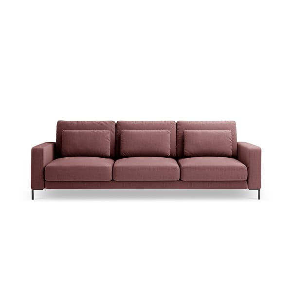 Rozā trīsvietīgs dīvāns Interieurs 86 Seine, 220 cm