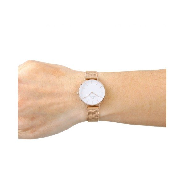 Sieviešu pulkstenis no rozā zelta Daniel Wellington Petite Mel, ⌀ 28 mm-image-3