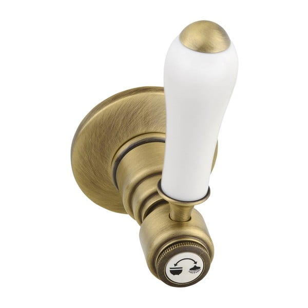 Bronzas krāsas iebūvēts jaucējkrāns dušai (ar 2 izvadiem) Antea – Sapho-image-2