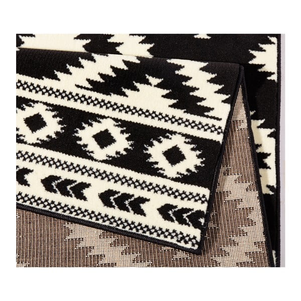 Melns paklājs Hanse Home Gloria Etno, 80 x 200 cm-image-2