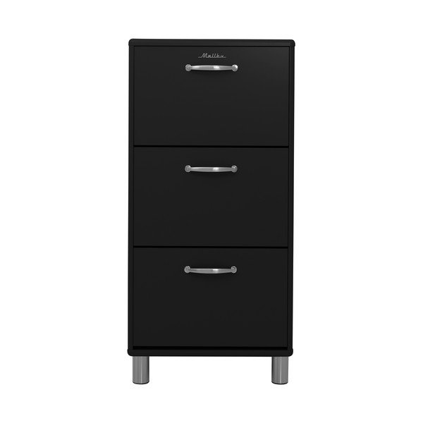 Melns atvāžams apavu plaukts Malibu – Tenzo-image-1