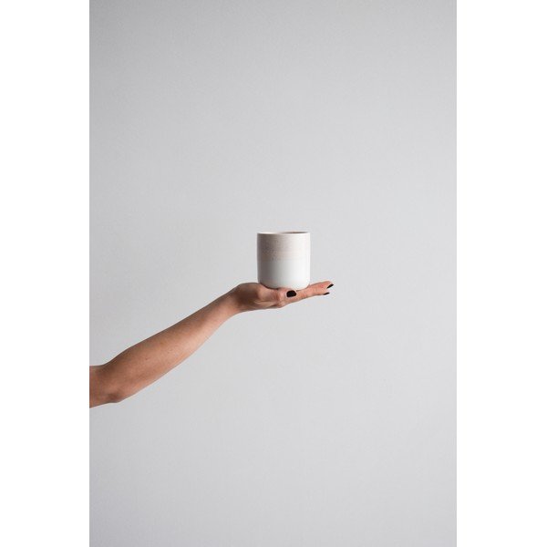 Rozā un balta keramikas krūze ÅOOMI Dust, 400 ml-image-2