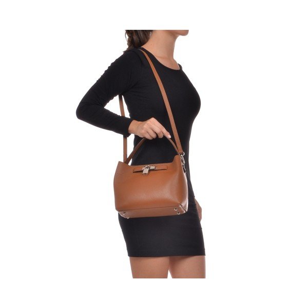 Konjaka Brown Leather Isabella Rhea Lock Cognac rokassoma-image-2