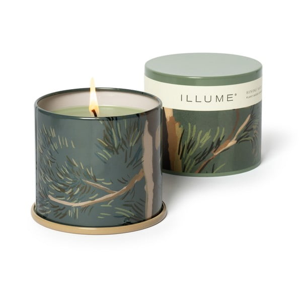 Aromātiskā svece degšanas laiks 50 h Hinoki Sage – ILLUME x Bloomingville-image-3