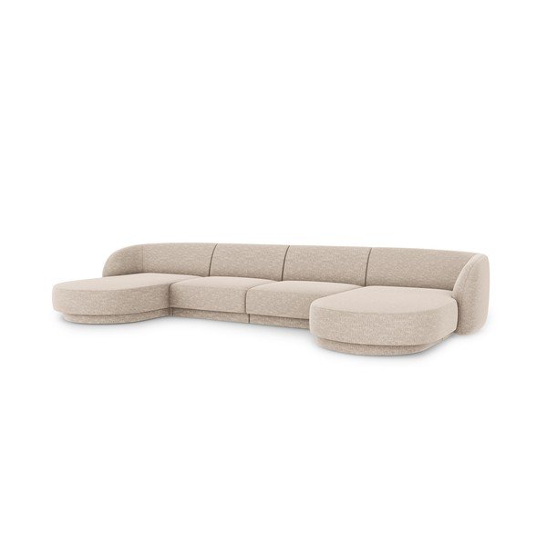 Bēšs stūra dīvāns Miley – Micadoni Home-image-3