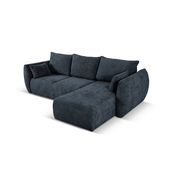Tumši zils stūra dīvāns (ar labo stūri) Matera – Cosmopolitan Design-image-4