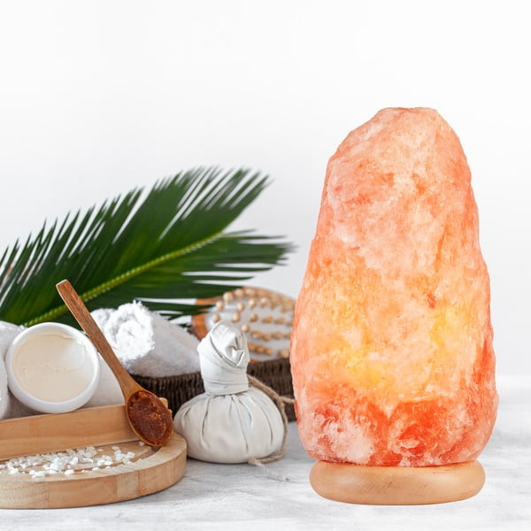 Oranža sāls lampa, augstums 35 cm Sally – LAMKUR-image-2