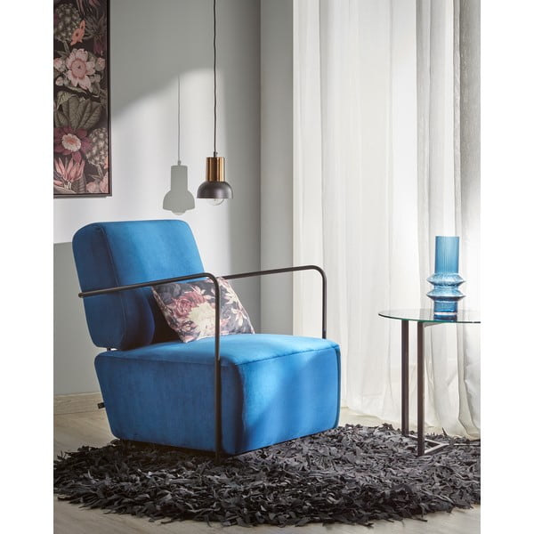 Melns sānu galdiņš Kave Home Marae, ⌀ 50 cm-image-4