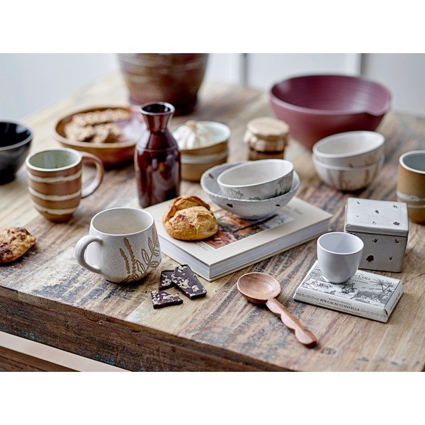 Baltas/bēšas bļodas (2 gab.) ø 11,5 cm Peony – Bloomingville-image-2