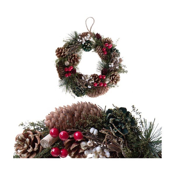 Ziemassvētku  vainags ø 25 cm Berry & Pine – Brandani