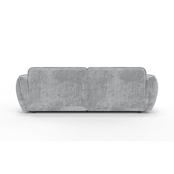 Gaiši pelēks stūra dīvāns no šenila auduma (ar labo stūri/ar zvilni) Nelia – Ropez-image-4