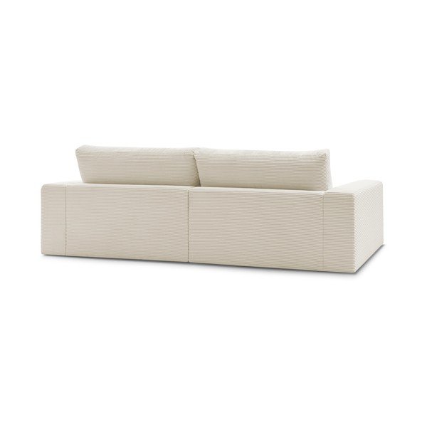 Bēšs velveta dīvāns 274 cm Leonard – Bobochic Paris-image-4