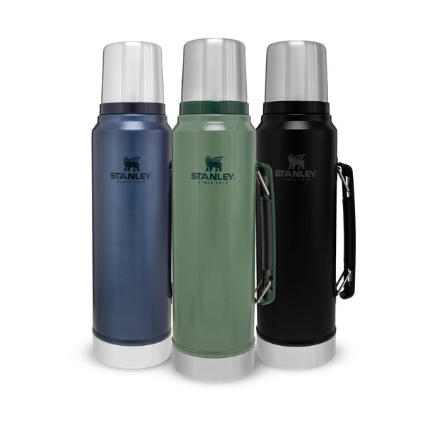 Zaļš nerūsējošā tērauda termoss 1 l Legendary Classic Hammer Tone Green – Stanley-image-2