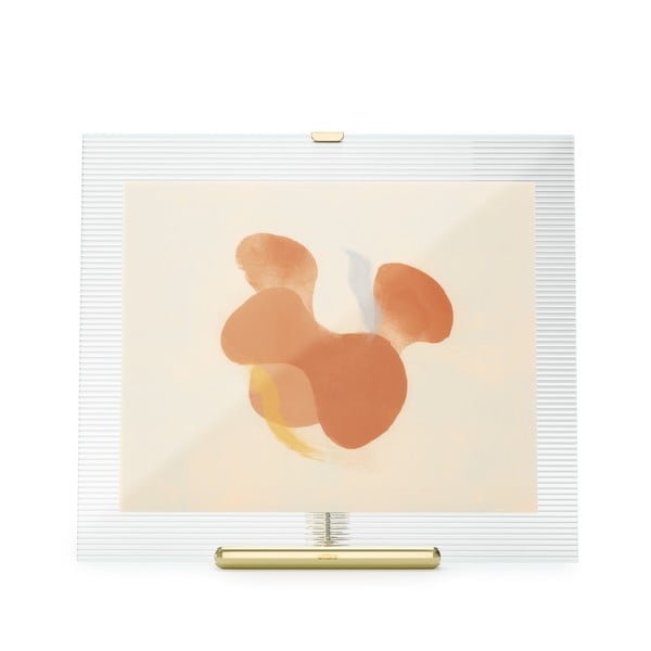 Zelta krāsas stikla stāvošs foto rāmis 26x30,5 cm Flute – Umbra-image-2