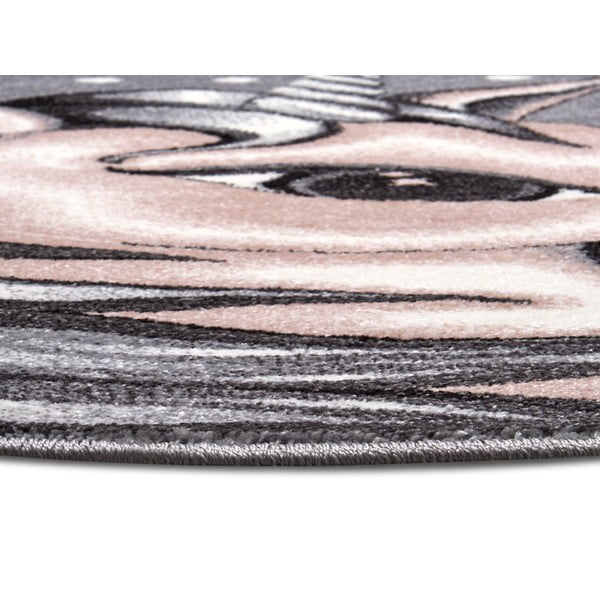 Pelēks bērnu paklājs ø 133 cm Cute Unicorn – Hanse Home-image-3