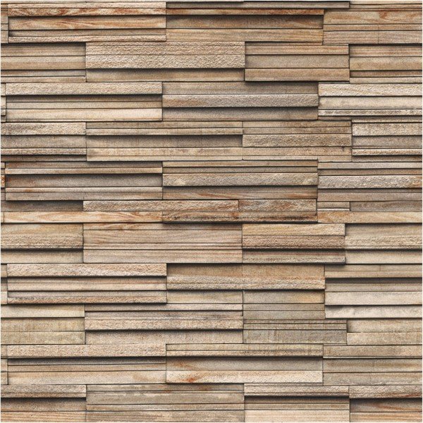Sienas uzlīme Ambiance Arcachon Wood Veneer, 40 x 40 cm-image-2