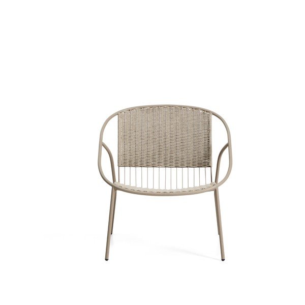 Pelēkbrūns dārza atpūtas krēsls Atrani – Kave Home-image-4