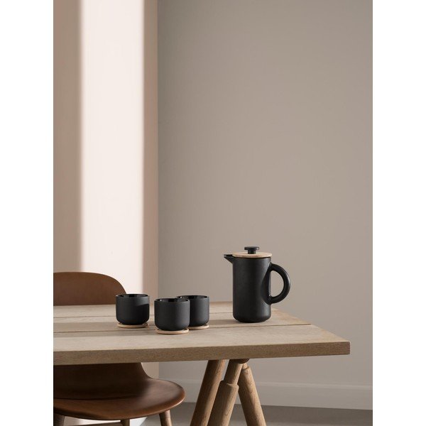 Melna kapučīno akmensmasas tasīte 200 ml Theo – Stelton-image-3